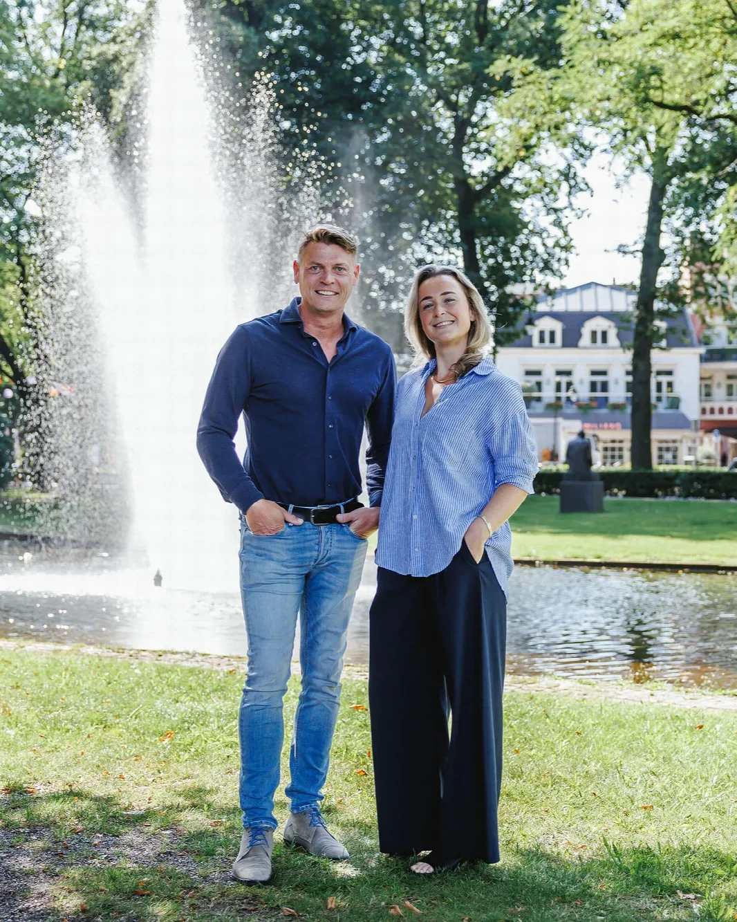 Makelaars Dennis Smits-Lantrok en Nuith Linthorst van Yourstyle Vastgoed & Taxaties