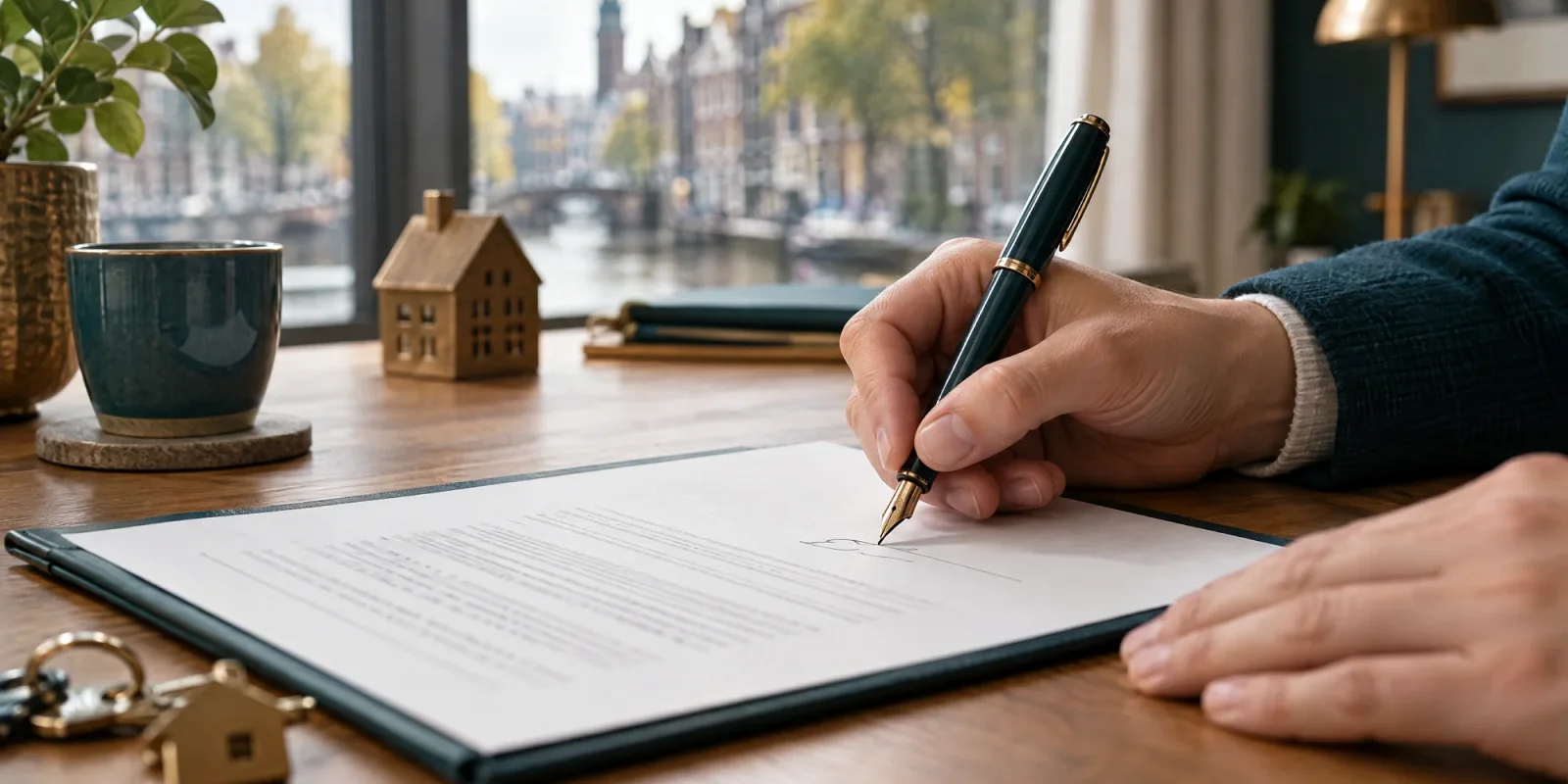 Moet de koopovereenkomst bij de notaris getekend worden?