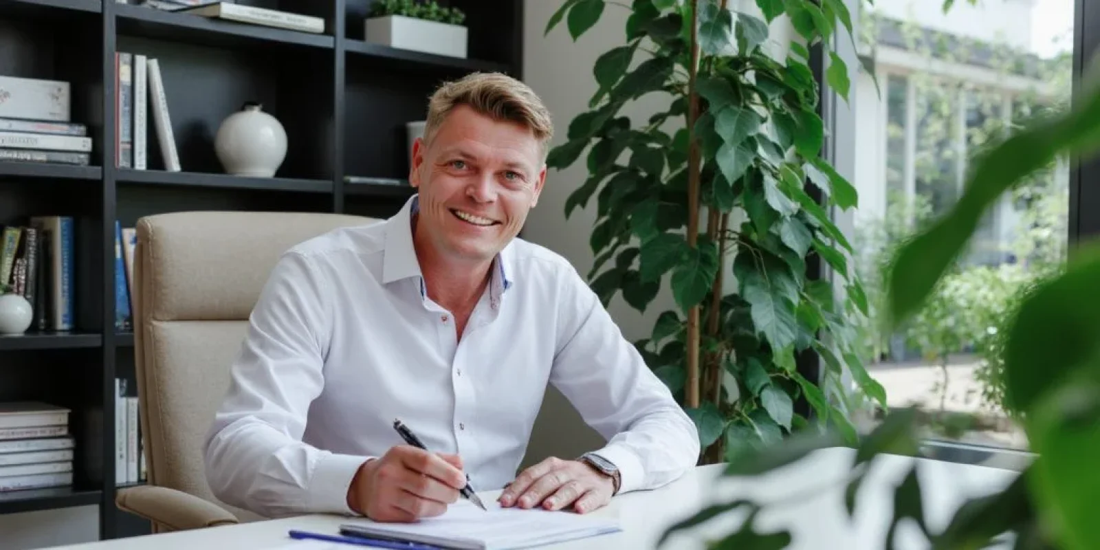 Waar teken je de koopovereenkomst?